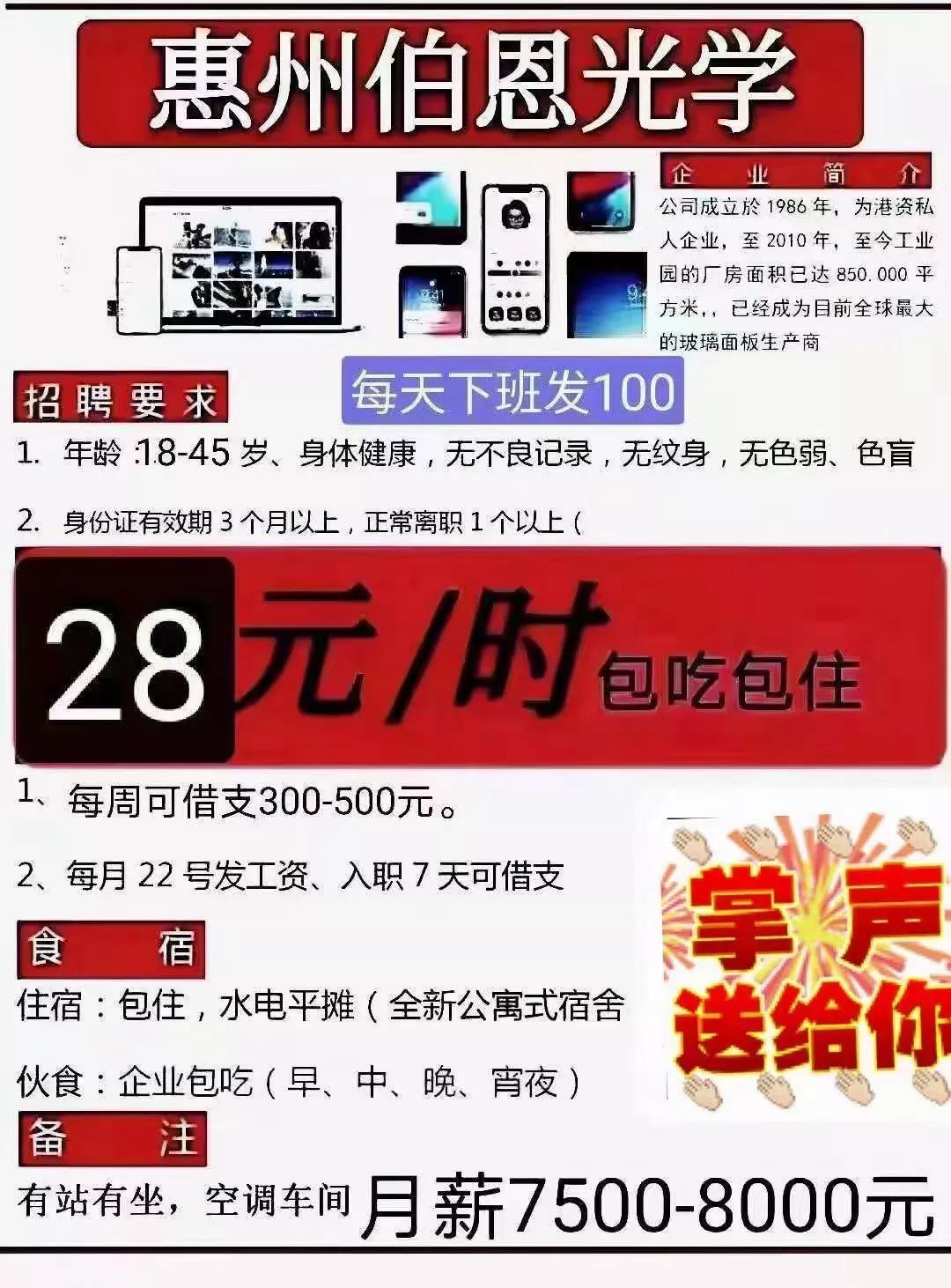 惠州博恩最新招聘信息概览